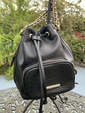 Borsa a tracolla MKF by Mia K Collection nera e oro