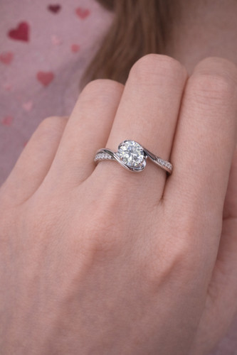 Anello fidanzamento in - anello, di