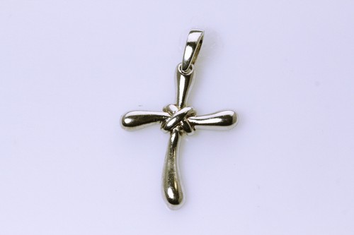 Ciondolo croce argento - in,