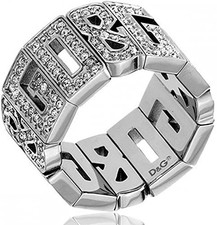 Anello donna in acciaio - d&g,