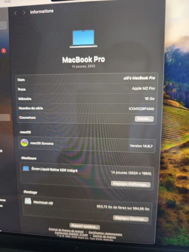 Macbook pro - pro, m2
