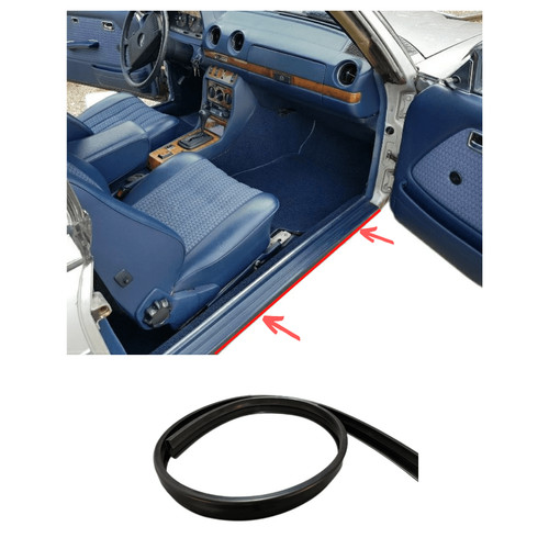 W123 coupé coperchio soglia - coupé,