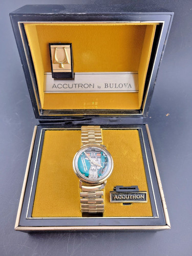 Con scatola bulova accutron - con, scatola: