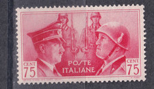regno 1941 asse hitler-mussolini 456 mnh gomma integra