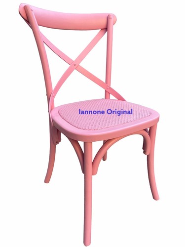 Sedia bistrot rosa seduta - sedia,