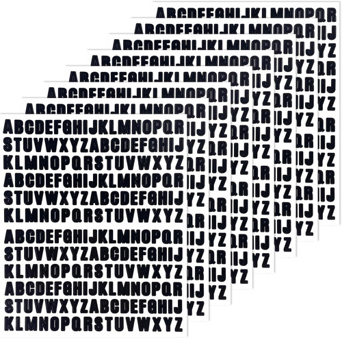 Inch letters stickers - inch,