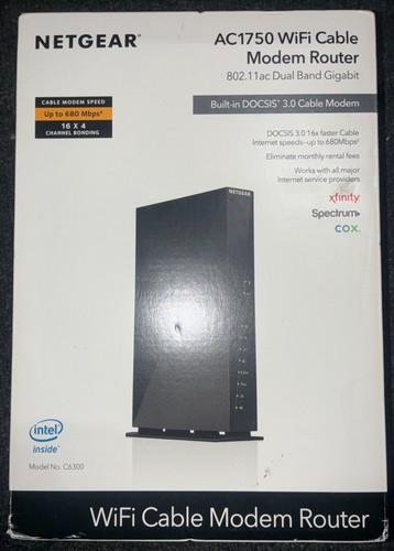 Netgear ac1750 c6300v2 - netgear,