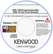 Kenwood KPG-15D versione 1.01 software di programmazione per decoder bicolore KDS-10