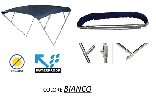 Tendalino bianco parasole - bianco, 4