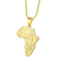 Collana mappa Africa Collana a