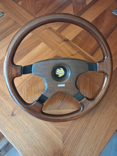 Volante legno momo solo - in,