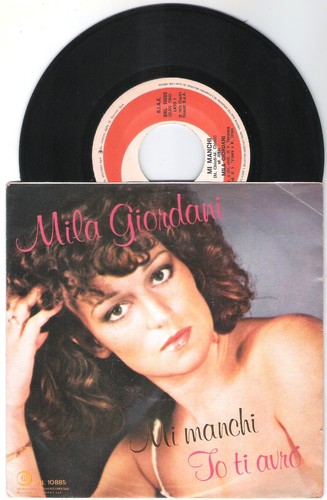 Mila giordani 45giri - mila, giordani=45giri=mi