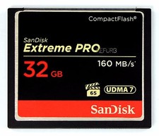 Scheda di memoria SanDisk ExtremePro 32 GB CF SDCFXPS-032G G Extreme Pro 32 GB 160 MB/s