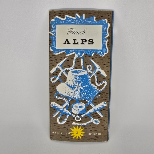 Brochure viaggio vintage alpi - viaggio,