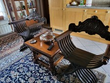 Coppia Sedie Savonarola