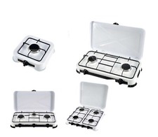 Fornello a gas gpl fornellino da campeggio portatile Basic da 1 -2 -3 -4 fuochi