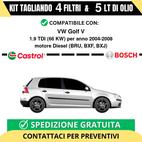 Tagliando filtri bosch 5 - tagliando, 4