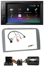 Pioneer DAB volante 2DIN Bluetooth USB autoradio per Alfa Romeo 147 GT 04-10 sil
