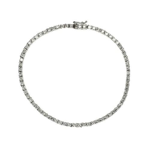 Bracciale tennis con diamanti