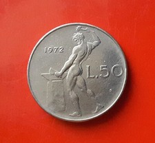 50 LIRE 1972 VARIANTE 7 CORTO
