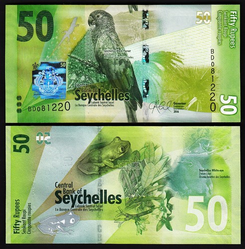 Seychelles rupie 2016 - 50, unc