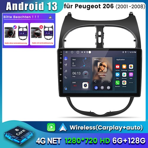 Autoradio 128gb android - 9",