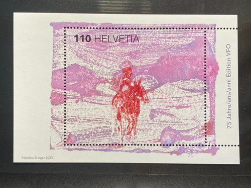 Svizzera 2023 blocco anni - svizzera, 75