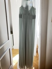 Maxi abito plissettato verde