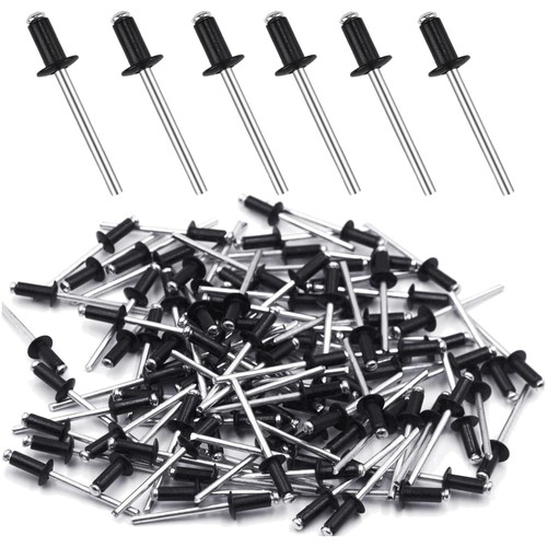 Rivetti alluminio neri - rivetti,