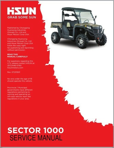 Hisun sector 1000 - hisun,
