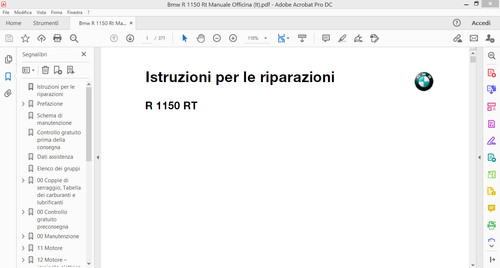 Manuale riparazioni bmw 1150 - riparazioni,
