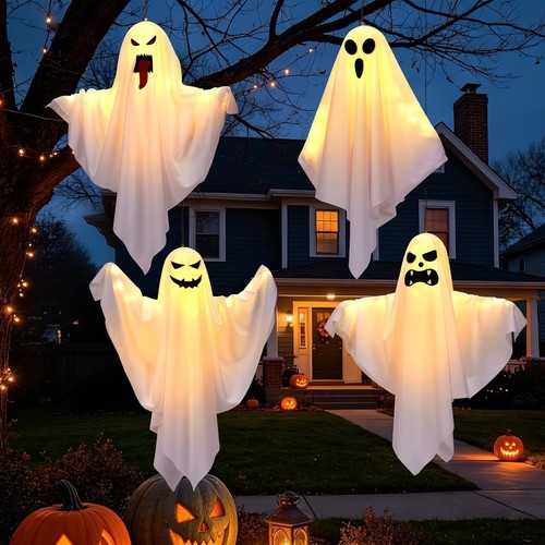 Fantasmi colgantes halloween - fantasmi,