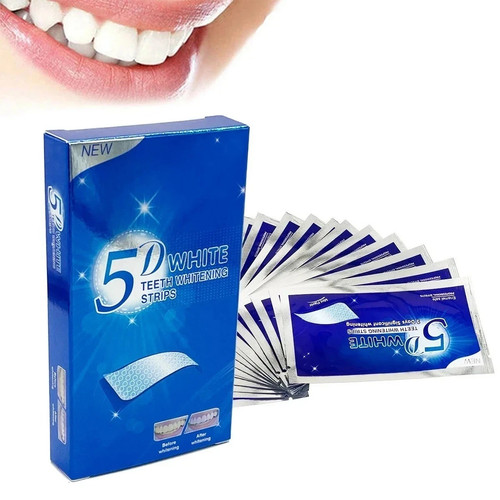 Strisce sbiancanti denti 14 - strisce, 5d