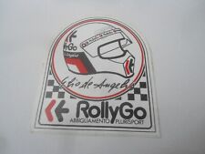 ROLLY-GO - ELIO DE ANGELIS  -  ADESIVO CON VELINA