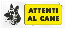 Cartello in PVC adesivo