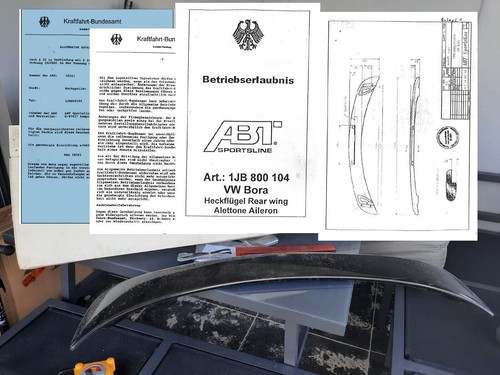 Spoiler posteriore bora - vw,