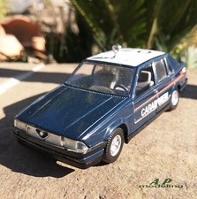 modellino auto scala 1/24 usato alfa romeo 75 dei carabinieri modellini vintage