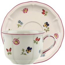 Villeroy & Boch, Petite Fleur, Tazza Colazione con piattino, Porcellana