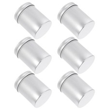  6 Pcs Contenitore Metallo Piccola Contenitori Vuoti in Alluminio