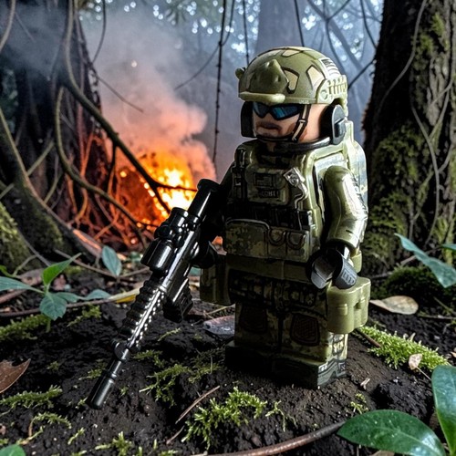 Minifigure soldatino militare