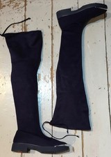 Stivali alti Fitflop Cosma blu navy elasticizzati coscia/sopra il ginocchio EU 38 U.K. 5