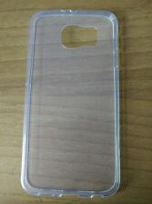 COVER CUSTODIA SILICONE MORBIDO SOTTILE SAMSUNG GALAXY S6 COLORE TRASPARENTE