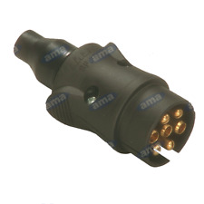 PRESA SPINA 7 POLI ELETTRICA 12V RIMORCHIO CARRELLI  ROULOTTE CAMPER TRATTORE