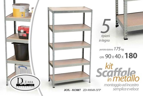 Mobile kit scaffale metallo - kit, in