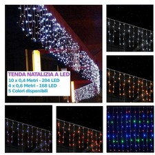 Tenda led luminosa decorazioni - tenda,