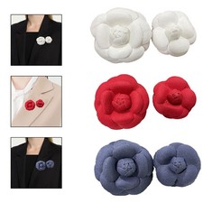 Set di 2 Spille a Fiore di