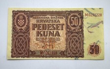 Europa - Croazia - 50 Kuna 1941 - Seconda Guerra Mondiale WWII