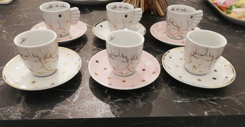 Set tazzine angeli gold - 6,
