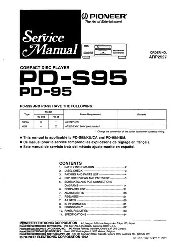 Manuale servizio per - di,