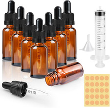 8 Pezzi 10Ml Boccette Vetro